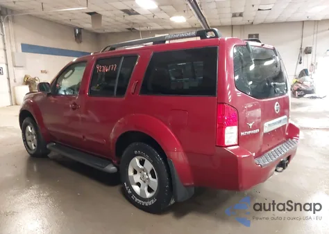 2007 Nissan Pathfinder Se z USA, uszkodzony, nr VIN 5N1AR18W37C630155